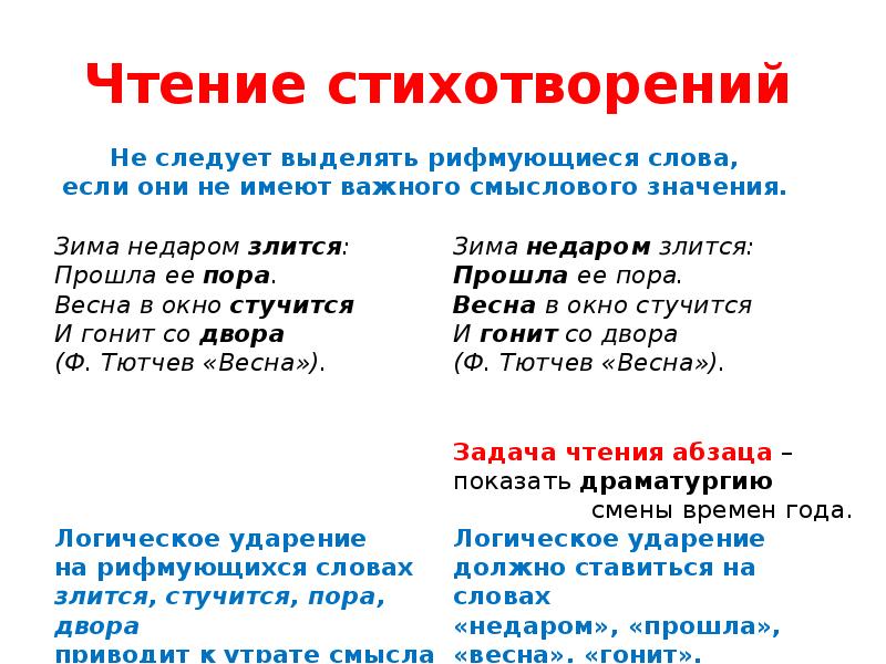 Выразительное чтение по ролям