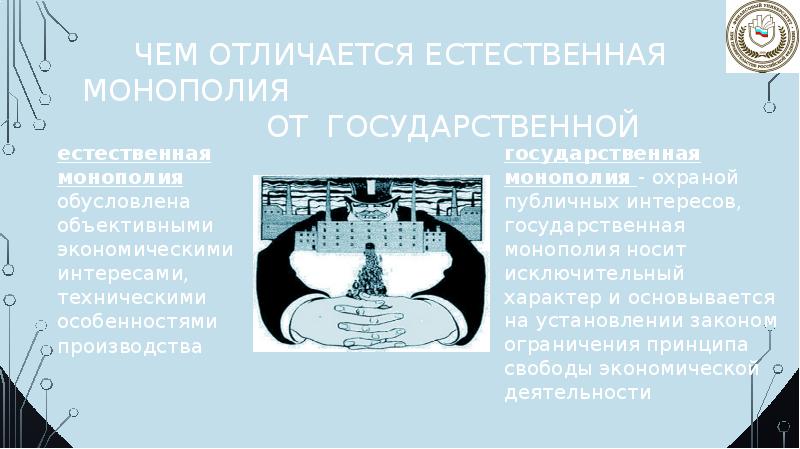 Естественные монополии в российской экономике презентация