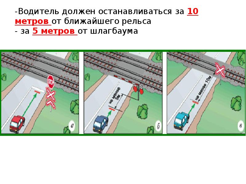 На каком расстоянии до ближайшего рельса