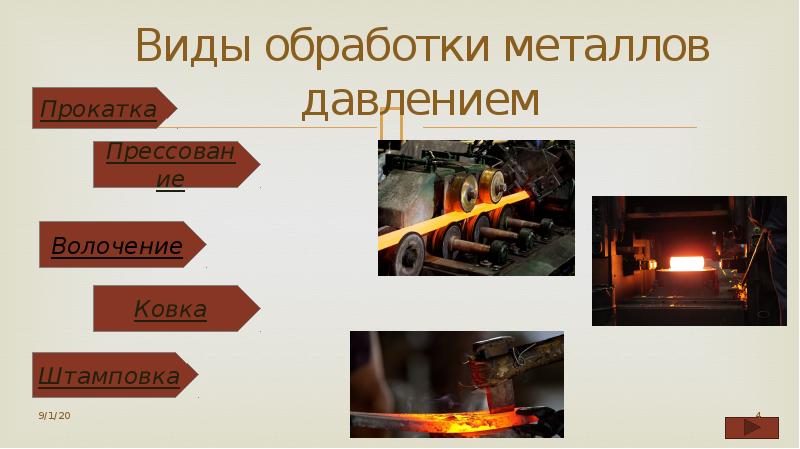 Виды обработки металлов