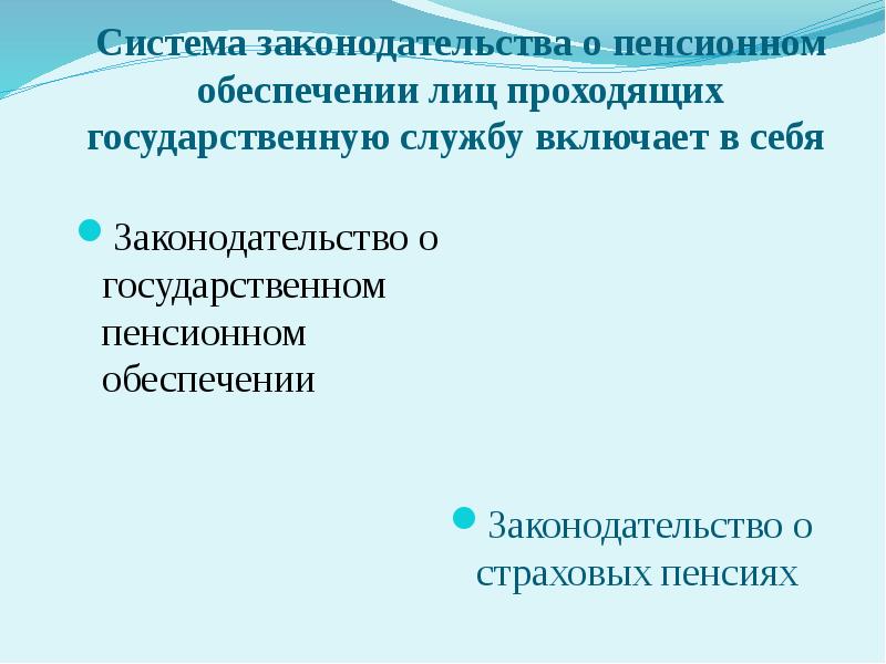 Система государственного пенсионного обеспечения презентация