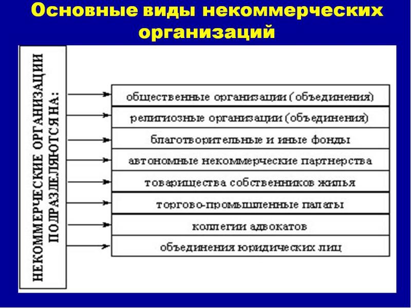 Общественные организации россии презентация