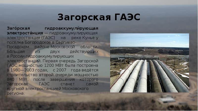 Карта богородское гаэс