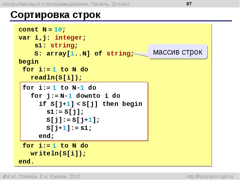 Паскаль презентация по информатике 8 класс