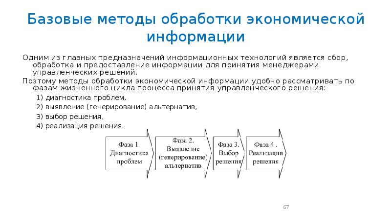 Представление обработки информации