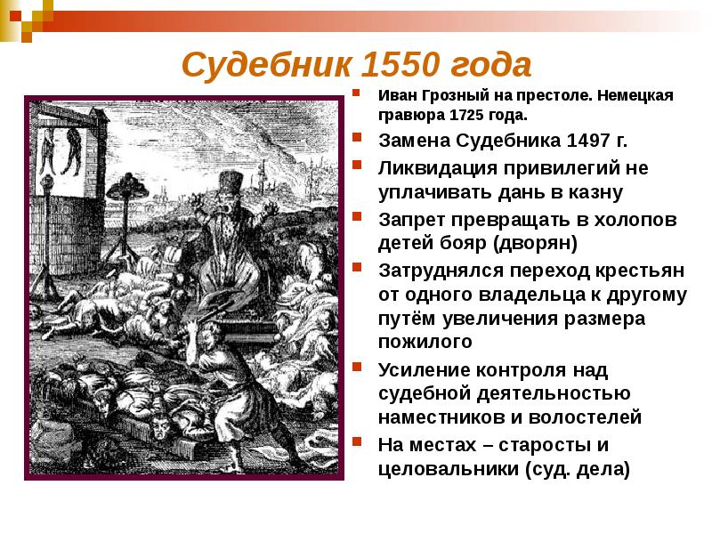 Списки судебника 1550