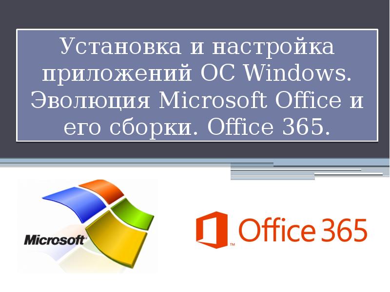 Настройка ос windows презентация