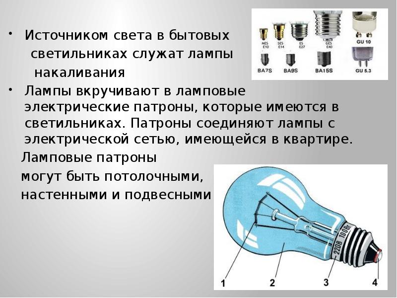 Можно ли лампой. Электроосветительные приборы лампа накаливания 8 класс. Конструкция лампы накаливания галогеновой лампы накаливания. Принцип работы лампы накаливания. Принцип действия лампы накаливания.