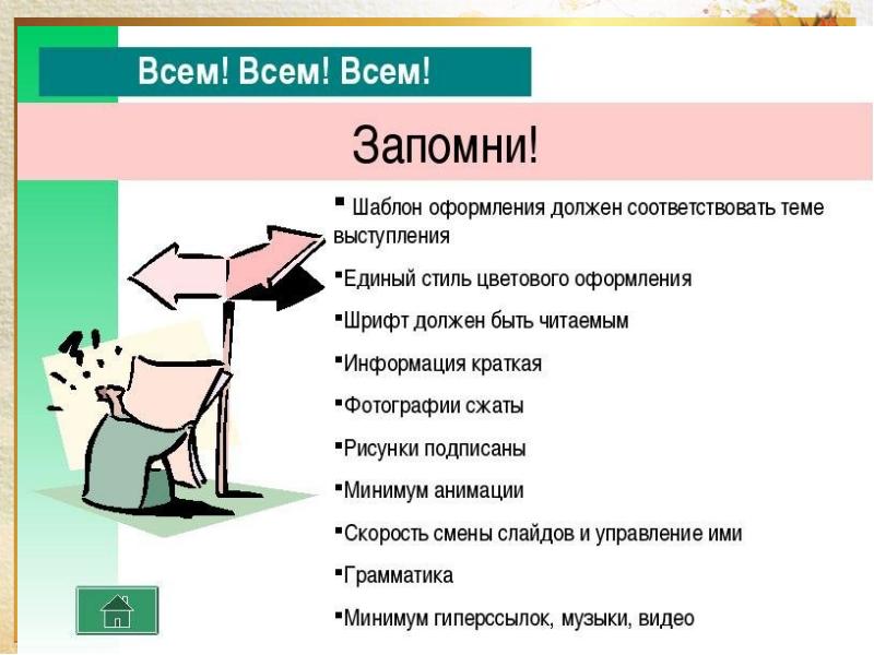 Основные требования к оформлению презентации тема презентации наличие анимации и смены слайдов