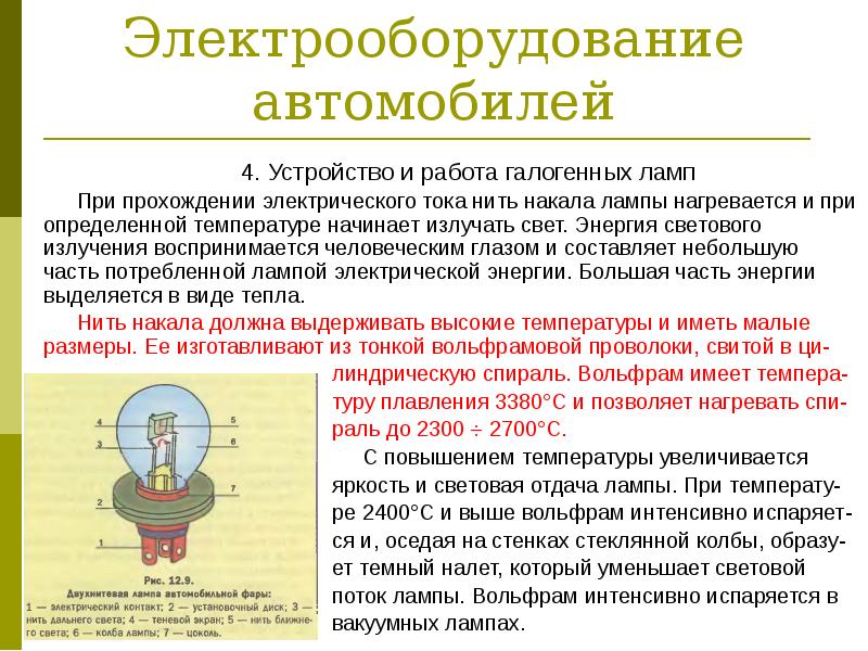 Цифрой 9 на рисунке 1 обозначена стеклянная колба нить накаливания