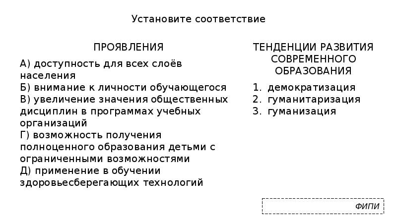 Доступность для всех слоев населения внимание