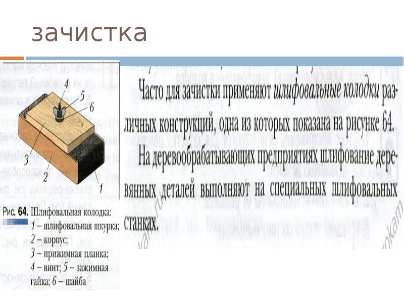 Зачистка поверхностей деталей из древесины 5 класс презентация