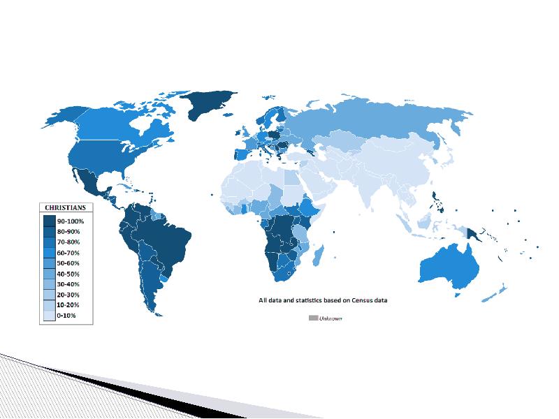 География христианства в современном мире презентация