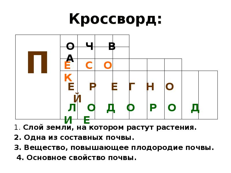 Слой 5 букв. Кроссворд на тему почва. Слой земли на котором растут растения кроссворд. Кроссворд состав почвы. Кроссворд на тему почвы России.