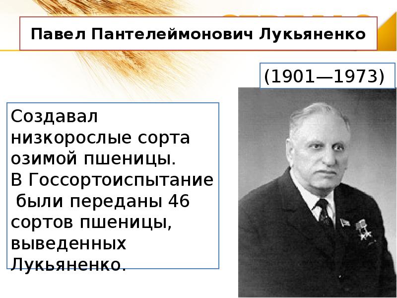 Лукьяненко павел пантелеймонович презентация