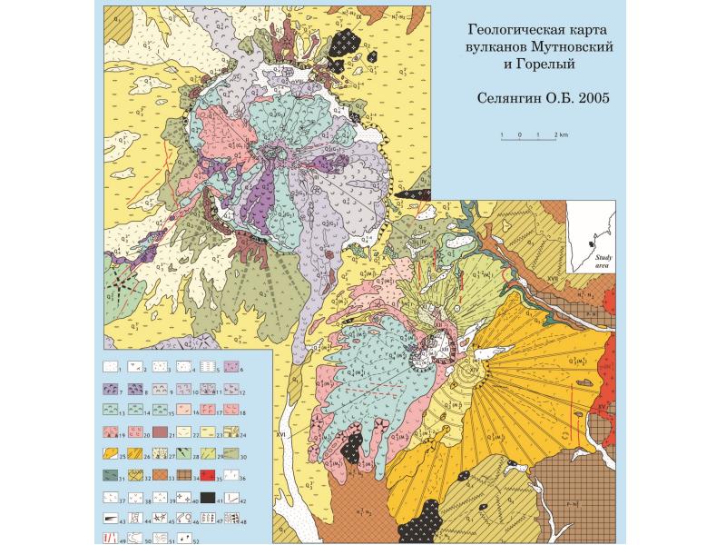 Геологическая карта камчатки