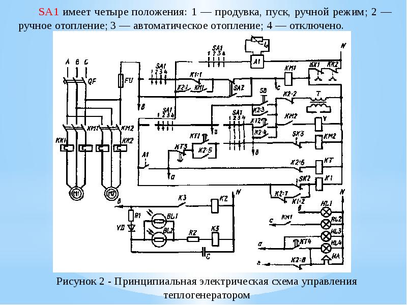 Принципиальная схема установки это