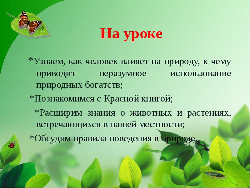 Влияние человека на природы проект