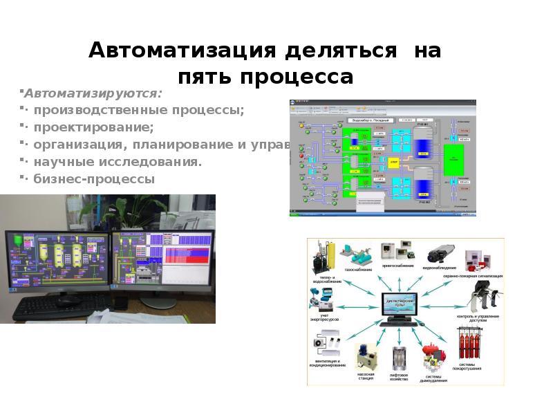 Презентация на тему автоматизация