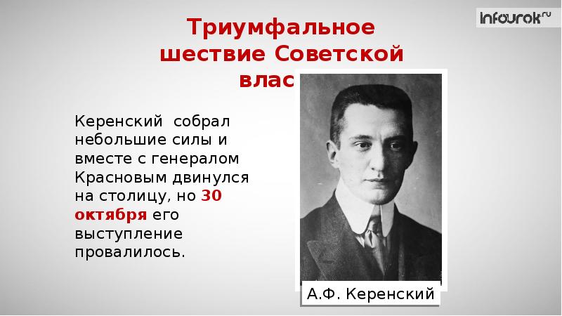 А ф керенский презентация