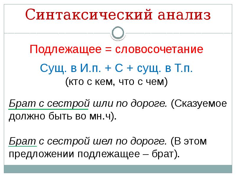 Огэ синтаксический анализ презентация