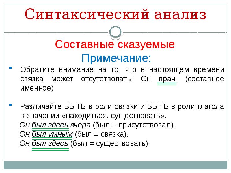 Огэ синтаксический анализ презентация