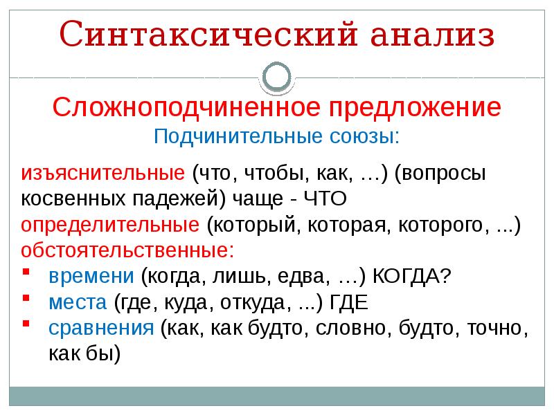 Огэ синтаксический анализ презентация