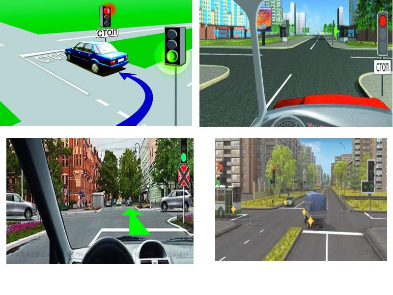 Проезд перекрестков презентация