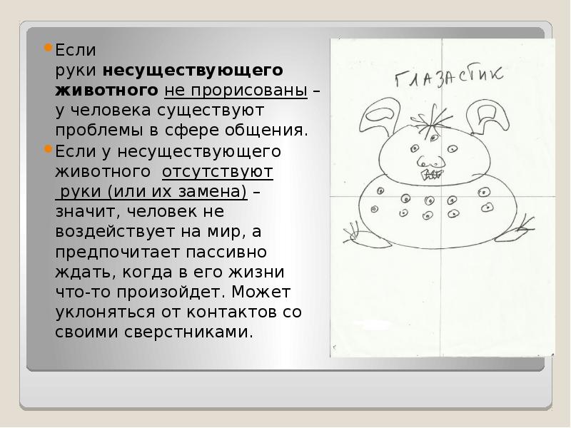 Как правильно нарисовать несуществующее животное чтобы пройти тест у психолога