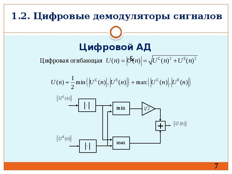 Цифровая обработка сигналов