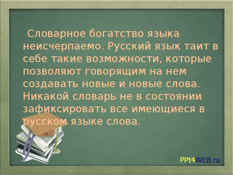 Проект на тему богатство русского языка