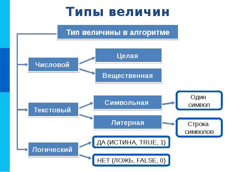 Объекты алгоритмов 8 класс босова презентация