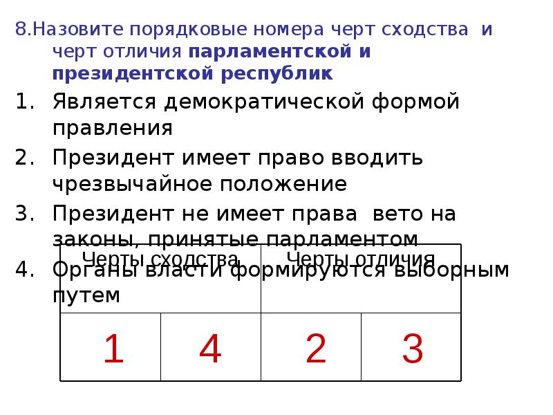 Укажите черты сходства и отличия. Черты сходства и различия парламентской и президентской республик. Черты сходства и отличия парламентской президентской Республики. Черты сходства парламентской и президентской республик и их отличия. Укажите черты сходства президентской и парламентской Республики.