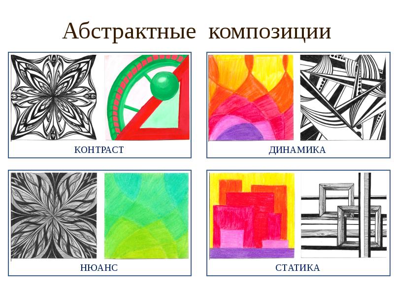 Основы композиции. Основы композиции нюанс. Контраст композиция рисунок. Симметрия контраст нюанс в композиции. Ритм рисунок композиция в цвете.