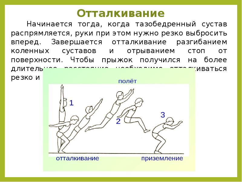 Как прыгать дальше в длину с места