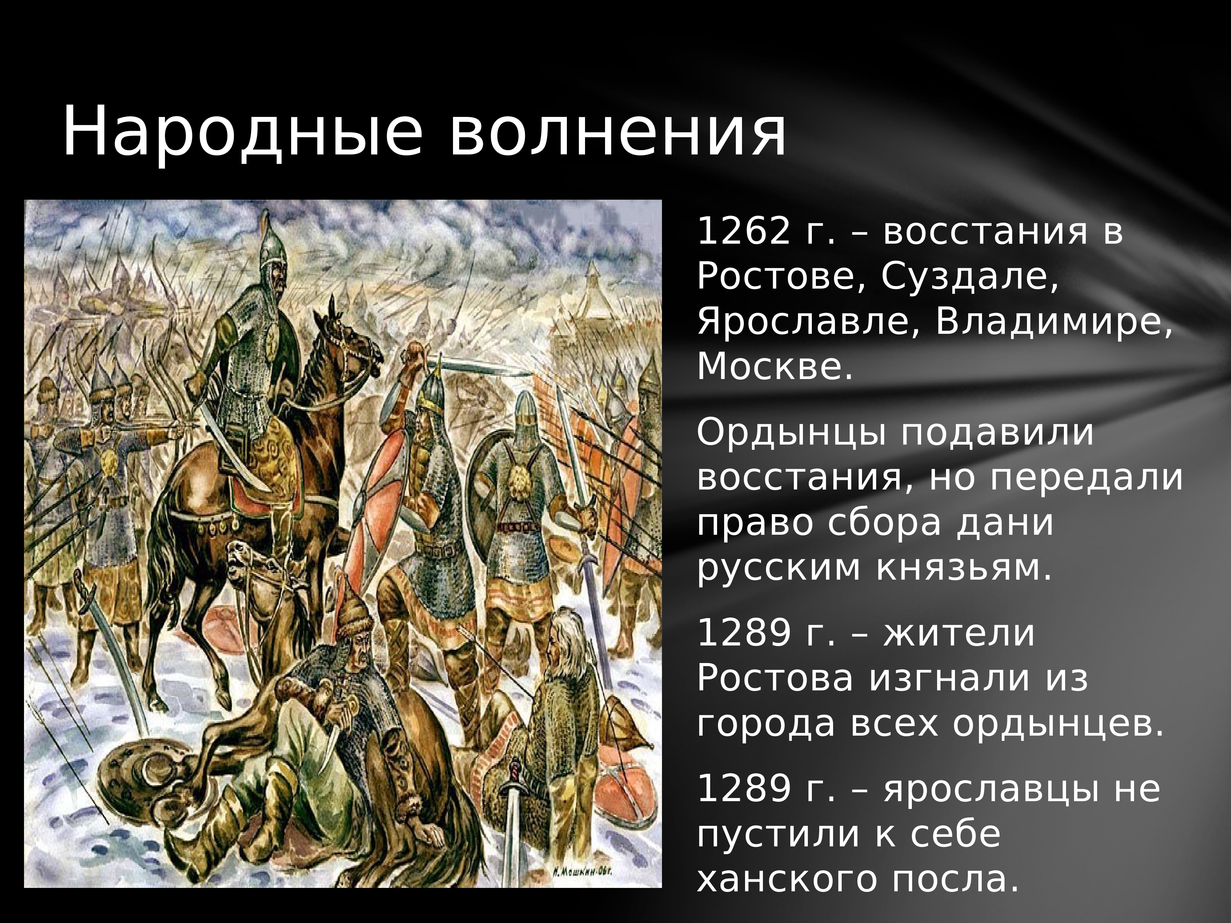 Восстание против ростовщиков год. 1262 Восстание против Ордынцев. 1262 Восстание в Суздале. Восстания против золотой орды. Восстания на Руси 1262.