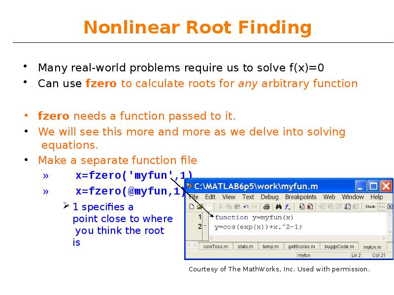 Nonlinear Root Finding