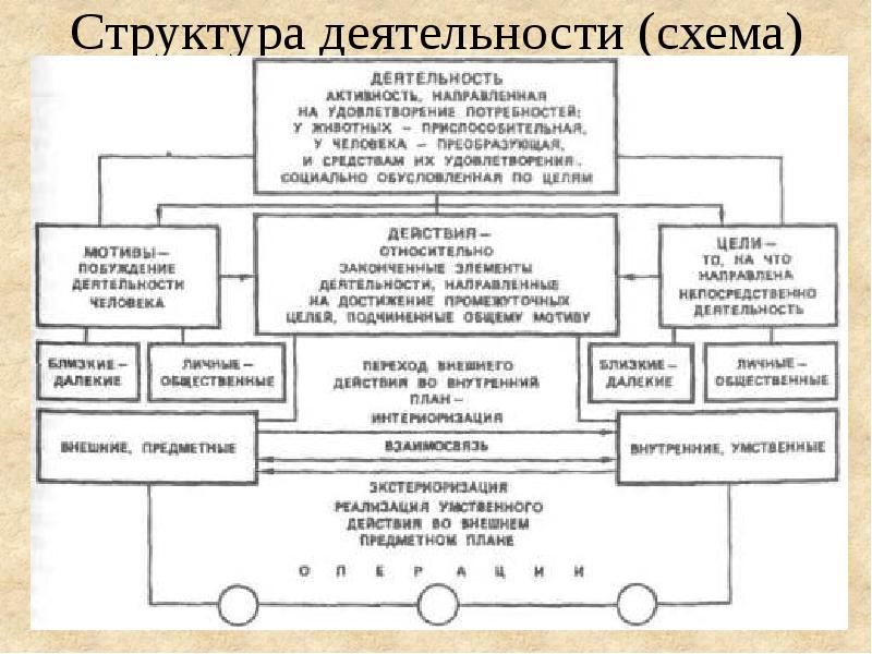 Составьте логическую схему используя ключевые понятия деятельность структура деятельности субъект