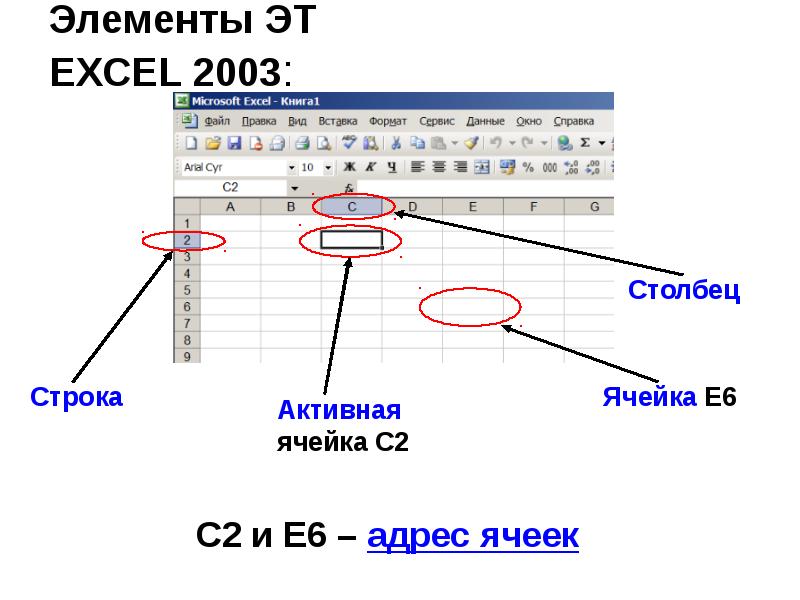 Основные возможности электронных таблиц оформление презентаций