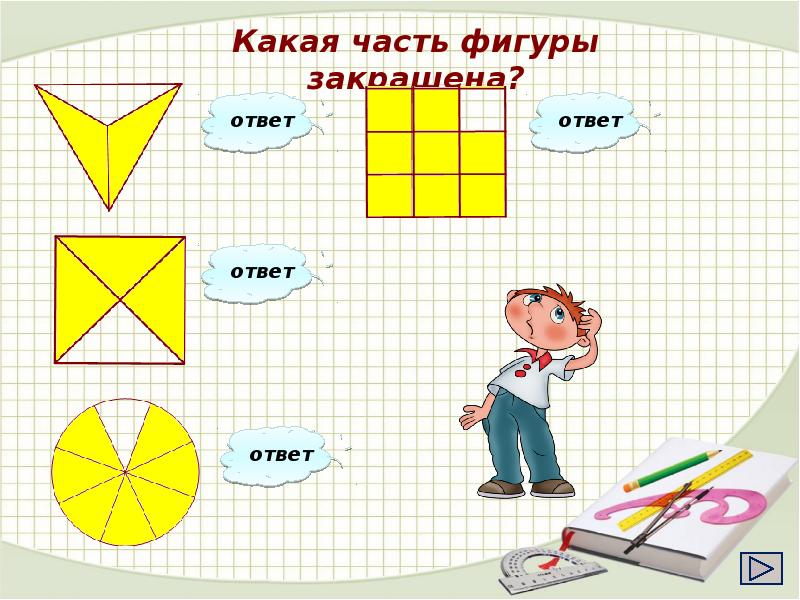 Вычисляем доли 3 класс планета знаний презентация