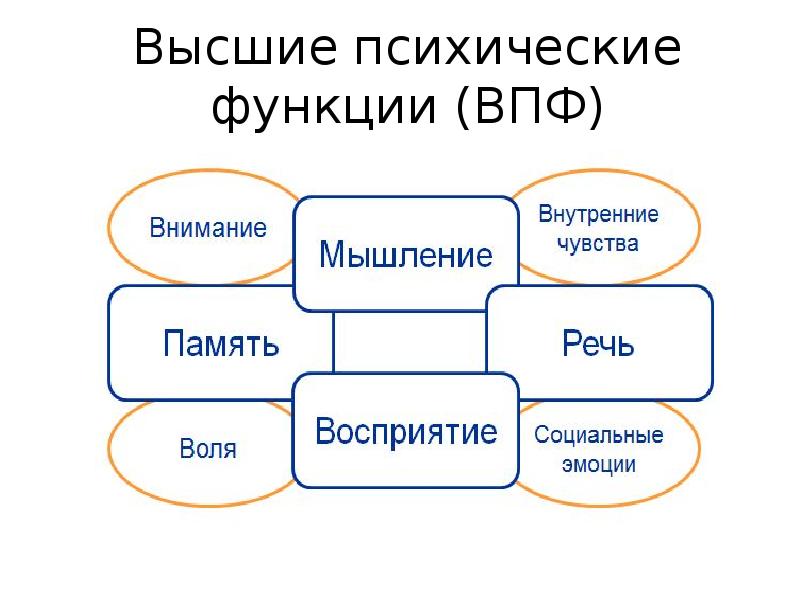 Роль речи в развитии высших психических функций презентация