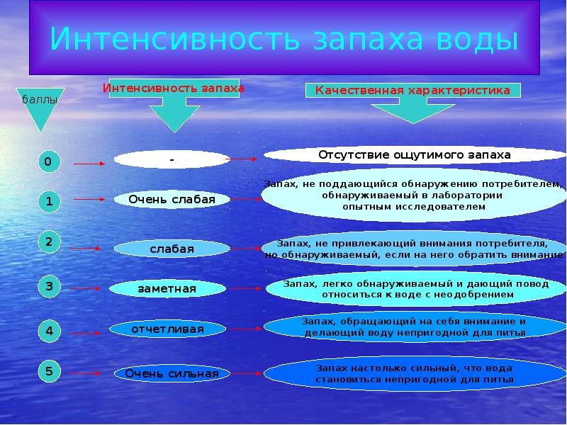 Вода запахом газа