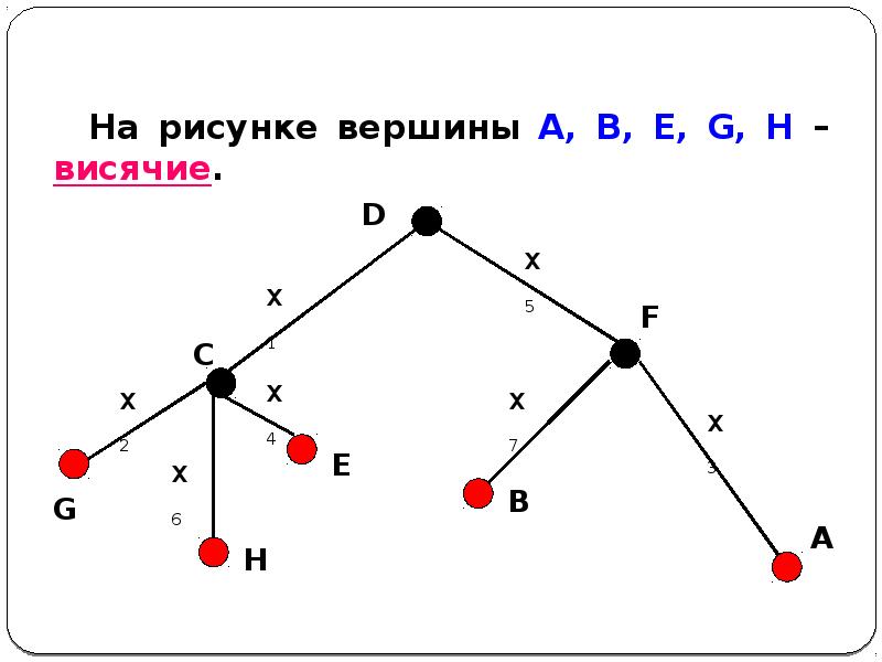 Степень вершины рисунок. Висячая вершина в графе. Висячие вершины графа. Дерево Граф и висячие вершины. Изолированные и висячие вершины графа.