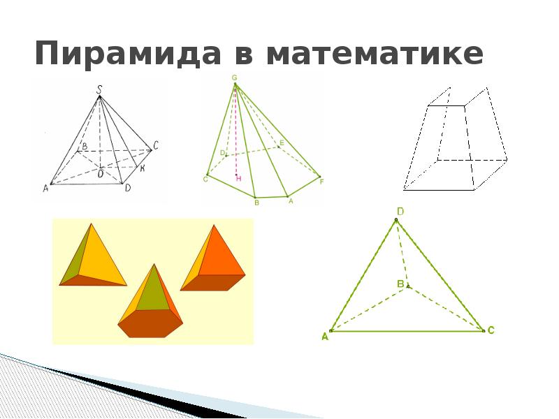 Пирамида картинка математика