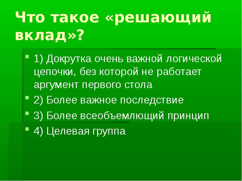 Впоследствии 3. Речь анализа дебаты. Принцип всеобъемлемости.