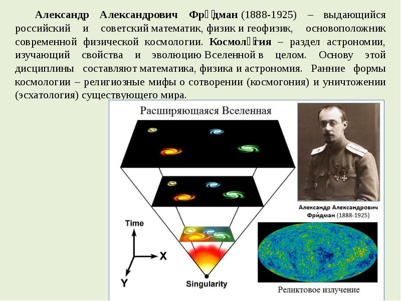 Презентация на тему основы современной космологии