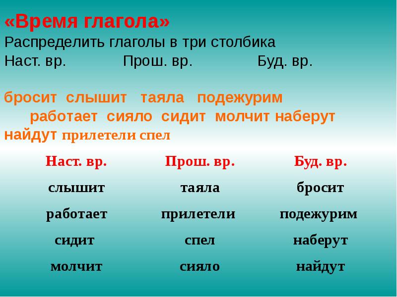 Найти глаголы по фото русский язык