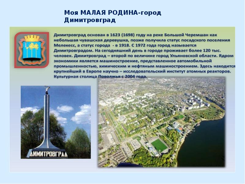 Димитровград о городе презентация