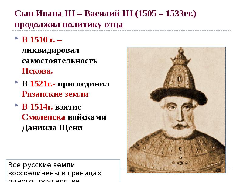 Правление великого князя василия iii. Василий третий 1505-1533. Иван 3 и Василий 3. 1505—1533 Гг. — княжение Василия III. Князь Василий 3 1505-1533 таблица.