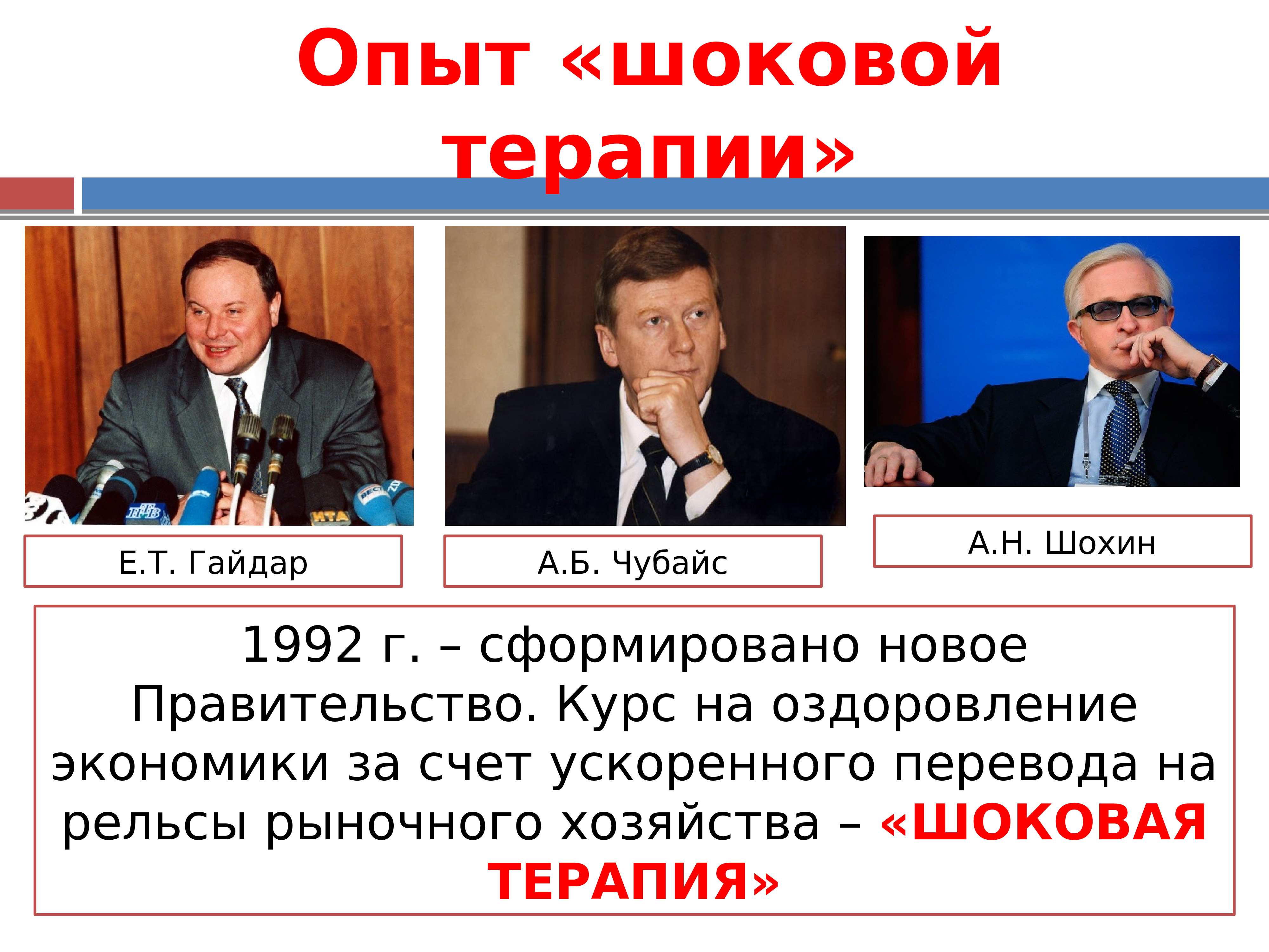 Новый курс правительства. Опыт шоковой терапии. Политика шоковой терапии. Реформы шоковой терапии. Шоковая терапия 1992.